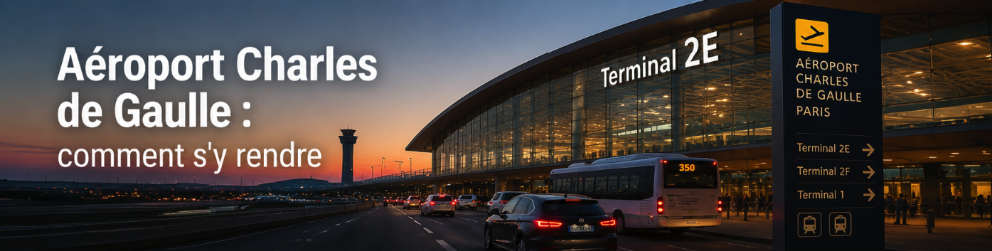 Aéroport Charles de Gaulle : comment s'y rendre ?